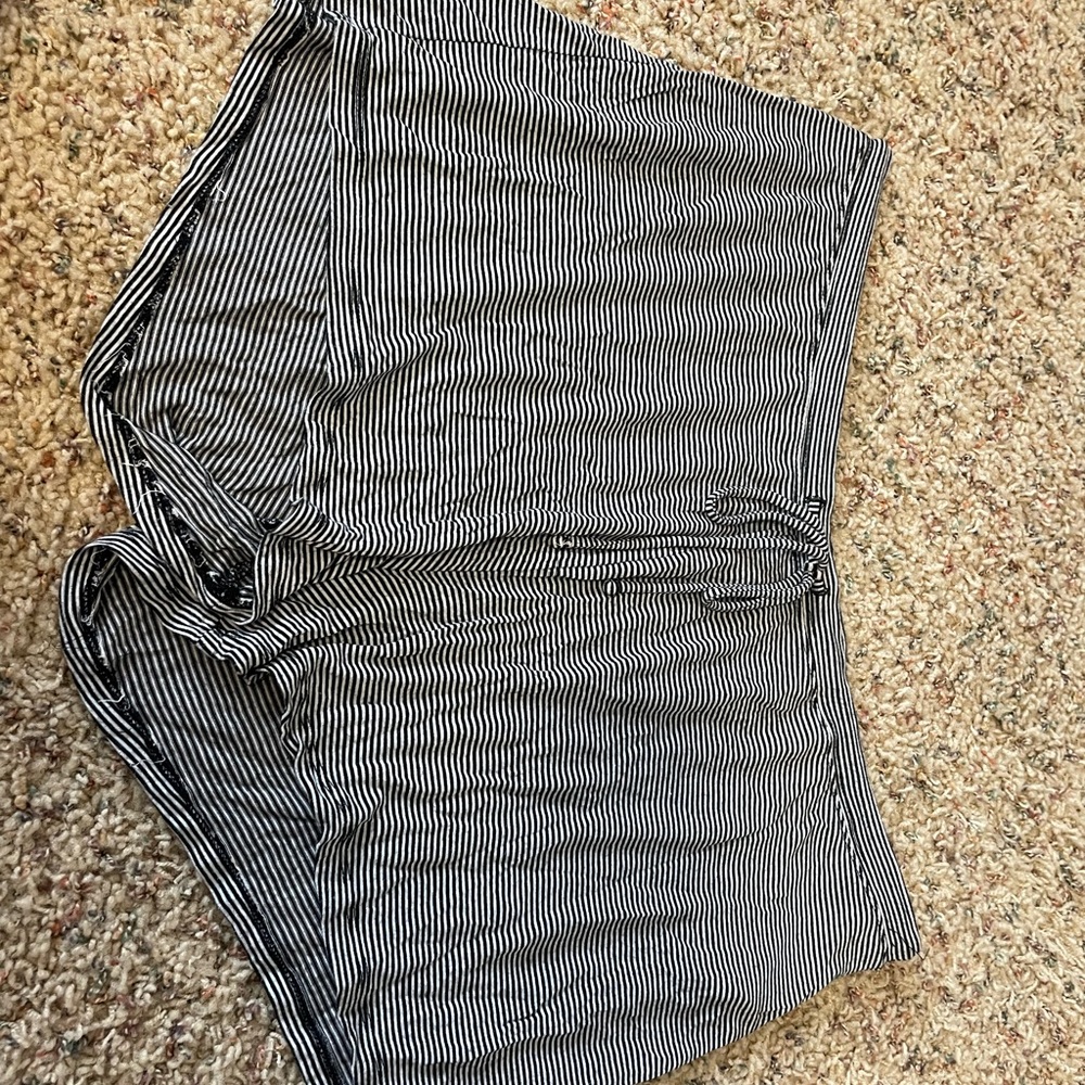 Cynthia Rowley High Waist Black and White Shorts